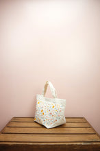 Easter Chicks on Natural Canvas Small Handbag