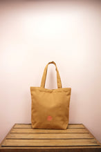 Comet on Dark Khaki Canvas Shoulder Tote
