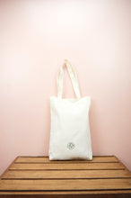 Dotted Trees on Natural Canvas Medium Tote
