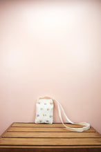 Bubble Fish on Natural Canvas Mini Sling Bag