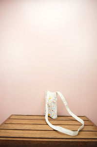 Easter Chicks on Natural Canvas Mini Sling Bag