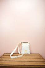 Easter Chicks on Natural Canvas Mini Sling Bag