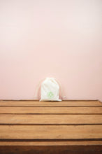 Dotted Tree on Light Canvas Mini Drawstring Pouch
