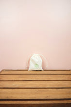Bubble Fish on Light Canvas Mini Drawstring Pouch