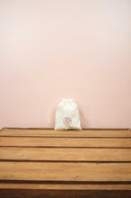 Dapper Pug (Available in 4 Colors) on Light Canvas Mini Drawstring Pouch