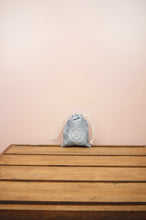 Dreamcatcher on Blue Cotton Chambray Mini Drawstring Pouch