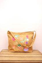 Comet on Dark Khaki Canvas Medium Sling Bag