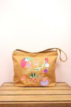 Comet on Dark Khaki Canvas Medium Sling Bag