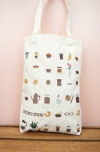 Coffee Lover on Natural Canvas Medium Tote