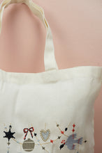 Joyeux Noel on Natural Canvas Shopping Tote