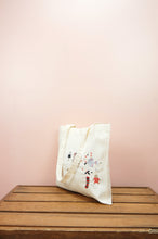 Joyeux Noel on Natural Canvas Small Tote