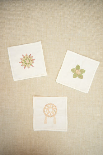 Parol on Natural Canvas Coaster