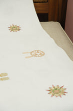 Parol on Natural Canvas Table Runner 6-8 Seater