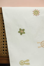 Parol on Natural Canvas Table Runner 6-8 Seater