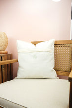 Pastel Christmas Tree on Light Canvas Cushion Cover