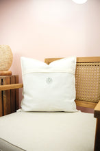 Christmas Elements on Light Canvas Cushion Cover