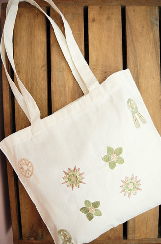 Parol on Natural Canvas Small Tote