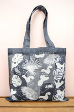 Chelsea on Small Tile Patterned Denim Tote