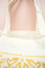 Jocy on Natural Canvas Shoulder Tote