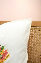 Spring Bouquet on 18in Light Canvas Cushion Cover