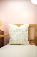 Jocy on Light Canvas Cushion Cover