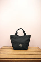 Forest of Hearts in Gold on Black Canvas Small Handbag
