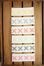 Sampaguita in Assorted Colors on Natural Canvas Pen Case