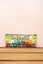 Infinite Possibilities on Floral Canvas Zip Up Pouch