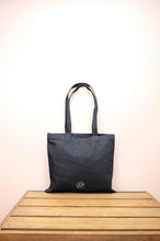 Floral Tiger on Small Dark Denim Tote