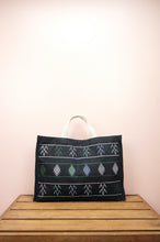 Alexa on Denim Legal Document Sized Expandable Tote