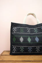 Alexa on Denim Legal Document Sized Expandable Tote
