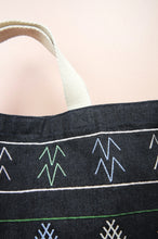 Alexa on Denim Legal Document Sized Expandable Tote