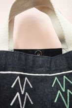 Alexa on Denim Legal Document Sized Expandable Tote
