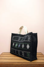 Alexa on Denim Legal Document Sized Expandable Tote