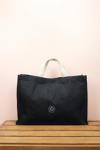 Alexa on Denim Legal Document Sized Expandable Tote