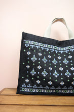 Bali on Denim Legal Document Sized Expandable Tote