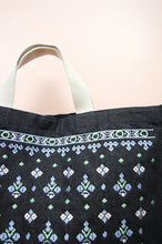 Bali on Denim Legal Document Sized Expandable Tote