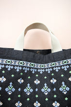 Bali on Denim Legal Document Sized Expandable Tote