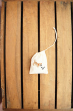 Puppies on Light Canvas Drawstring Jewelry Pouch