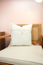 Floral Forest on Light Canvas Cushion Cover