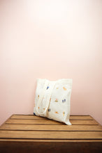 Summer by the Beach on Small Natural Canvas Tote