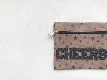 Cheers on Stars Canvas Wallet