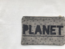 Planet Rock Stars on Stars Canvas Small Zip Up Pouch