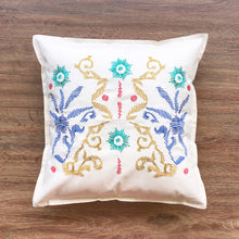 Morocco on Light Canvas Cushion Cover