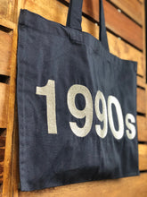 1990s on Navy Canvas Legal Document Tote