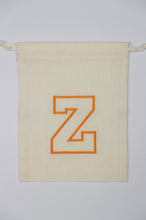 Letter Z on Light Canvas Medium Drawstring Pouch