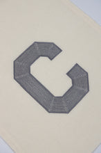 Letter C on Light Canvas Shoebag