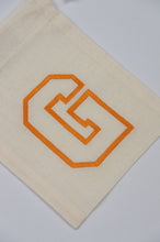 Letter G on Light Canvas Mini Drawstring Pouch
