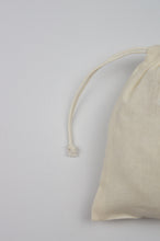 Letter A on Light Canvas Mini Drawstring Pouch