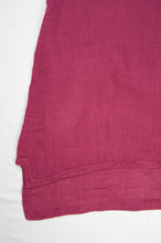 Cotton Sleeveless Top in Berry